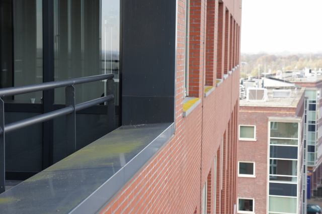 Detail van onderhouden gevel