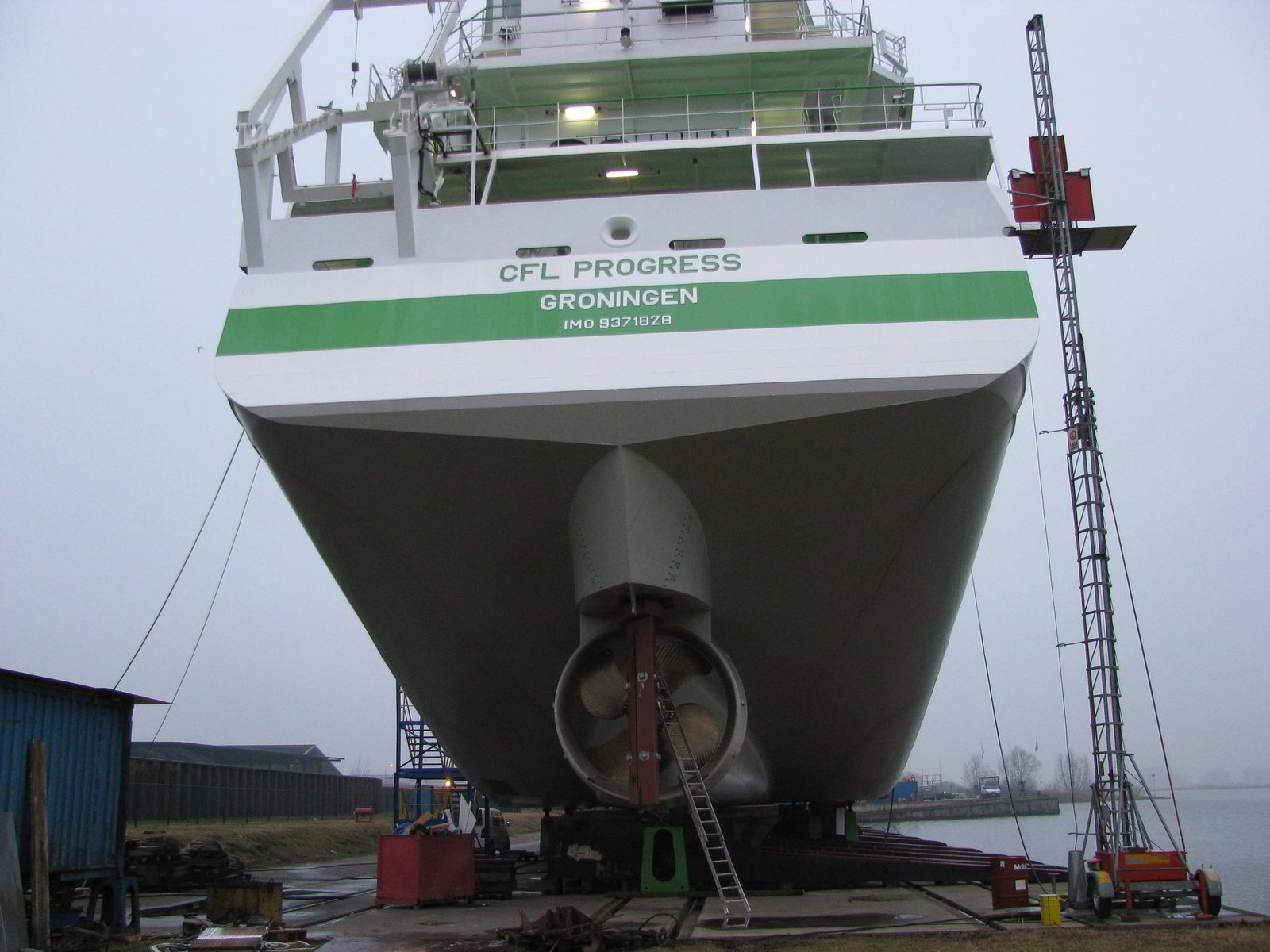 Groot schip als voorbeeld van specialistische objectreiniging